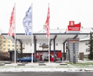 Nová samoobslužná čerpací stanice Benzina v Harrachově